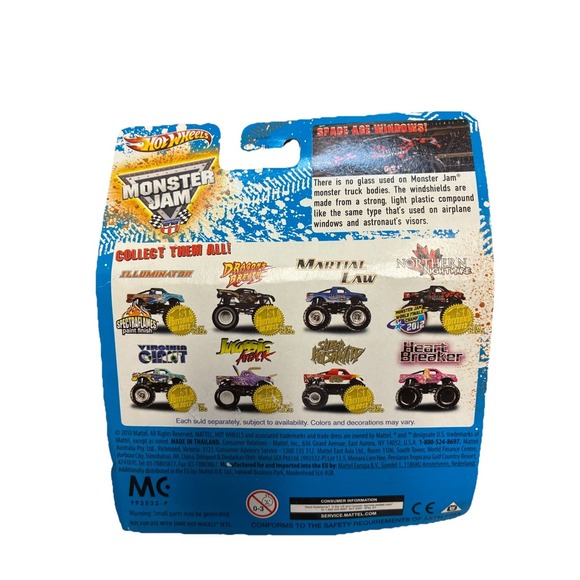 Hot Wheels Monster Jam First‎ Editions 2012 Virginia Giant Topps Card Open Box - Picture 3 of 15